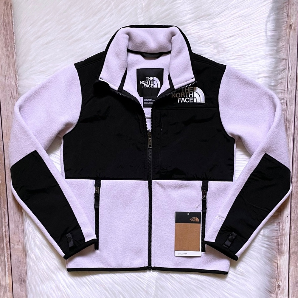 The North Face Teen Denali Lavender Fog Fleece Jacket - Picture 3 of 14